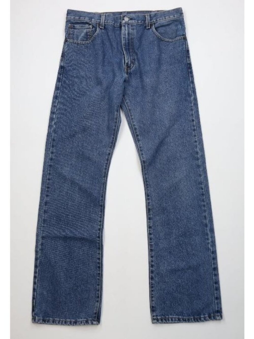 Vintage Y2K Levis 517 Mens 34x34 Flared Wide Leg Western Denim Jeans Blue Cotton